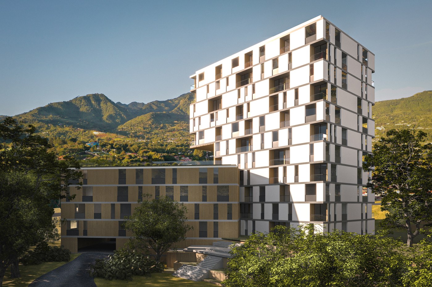 Park Towers — residential architecture, San José, Costa Rica